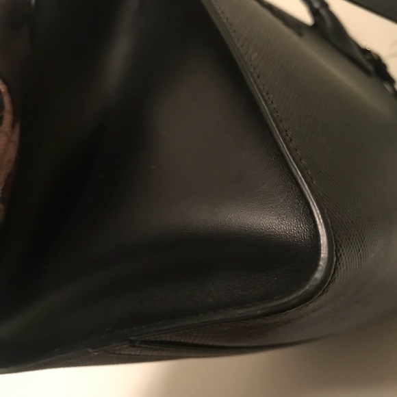 Prada Saffiano Black Monochrome Tote - Picture 3 of 5